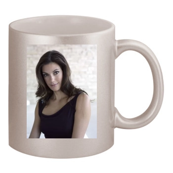 Teri Hatcher 11oz Metallic Silver Mug