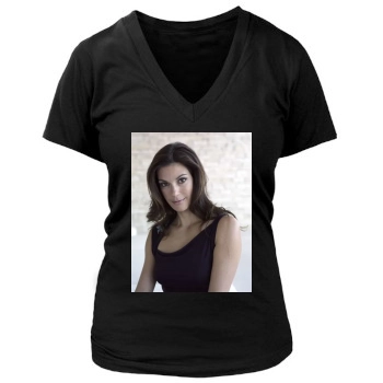 Teri Hatcher Women's Deep V-Neck TShirt