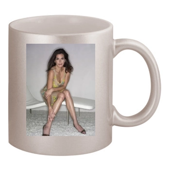 Teri Hatcher 11oz Metallic Silver Mug