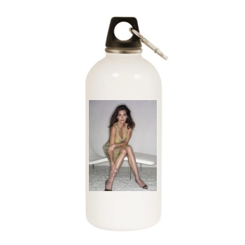 Teri Hatcher White Water Bottle With Carabiner