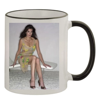 Teri Hatcher 11oz Colored Rim & Handle Mug