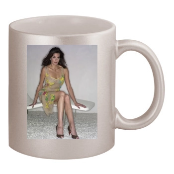 Teri Hatcher 11oz Metallic Silver Mug