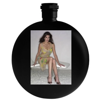 Teri Hatcher Round Flask