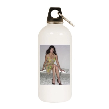 Teri Hatcher White Water Bottle With Carabiner