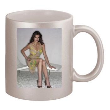 Teri Hatcher 11oz Metallic Silver Mug