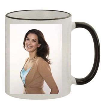 Teri Hatcher 11oz Colored Rim & Handle Mug