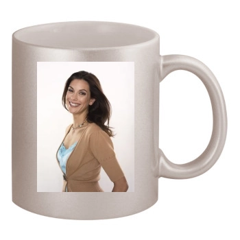 Teri Hatcher 11oz Metallic Silver Mug