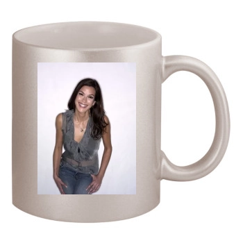 Teri Hatcher 11oz Metallic Silver Mug