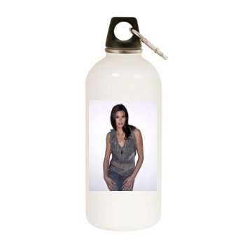 Teri Hatcher White Water Bottle With Carabiner