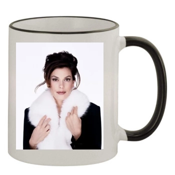 Teri Hatcher 11oz Colored Rim & Handle Mug