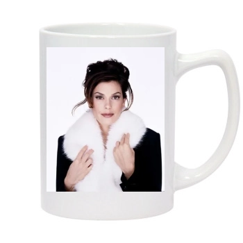 Teri Hatcher 14oz White Statesman Mug