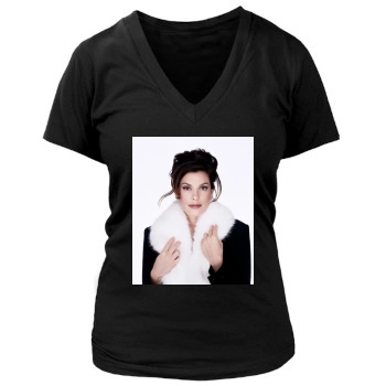 Teri Hatcher Women's Deep V-Neck TShirt