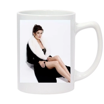 Teri Hatcher 14oz White Statesman Mug