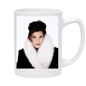 Teri Hatcher 14oz White Statesman Mug