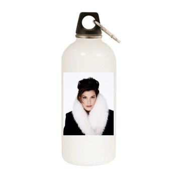 Teri Hatcher White Water Bottle With Carabiner