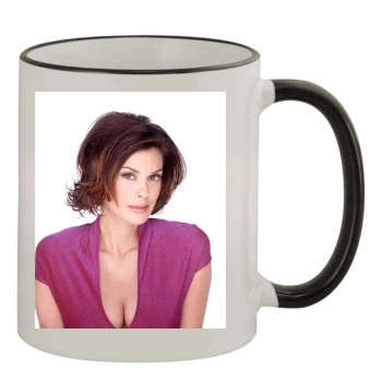 Teri Hatcher 11oz Colored Rim & Handle Mug