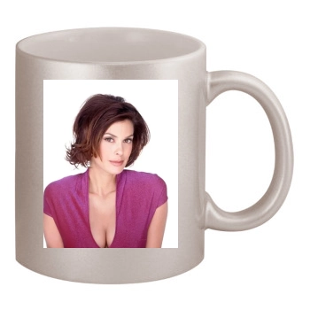 Teri Hatcher 11oz Metallic Silver Mug