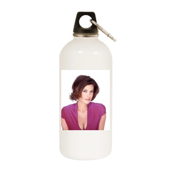 Teri Hatcher White Water Bottle With Carabiner