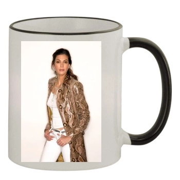 Teri Hatcher 11oz Colored Rim & Handle Mug