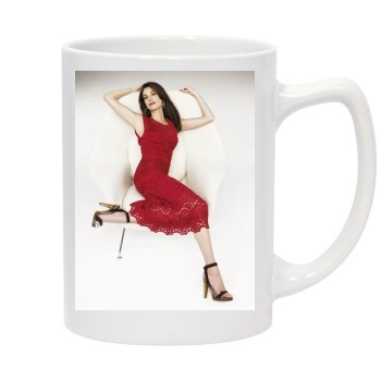 Teri Hatcher 14oz White Statesman Mug