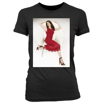 Teri Hatcher Women's Junior Cut Crewneck T-Shirt