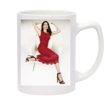 Teri Hatcher 14oz White Statesman Mug