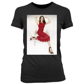 Teri Hatcher Women's Junior Cut Crewneck T-Shirt