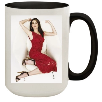 Teri Hatcher 15oz Colored Inner & Handle Mug