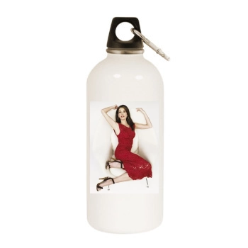 Teri Hatcher White Water Bottle With Carabiner