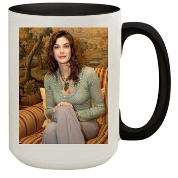 Teri Hatcher 15oz Colored Inner & Handle Mug