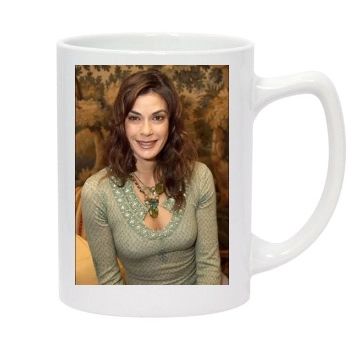 Teri Hatcher 14oz White Statesman Mug