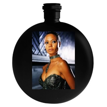 Thandie Newton Round Flask