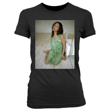 Thandie Newton Women's Junior Cut Crewneck T-Shirt