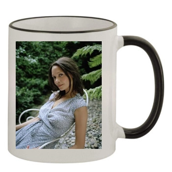 Thandie Newton 11oz Colored Rim & Handle Mug