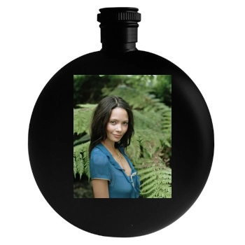 Thandie Newton Round Flask