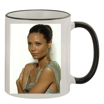 Thandie Newton 11oz Colored Rim & Handle Mug