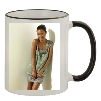 Thandie Newton 11oz Colored Rim & Handle Mug