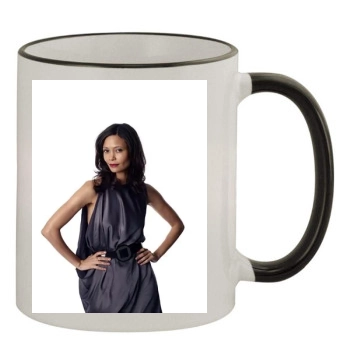 Thandie Newton 11oz Colored Rim & Handle Mug