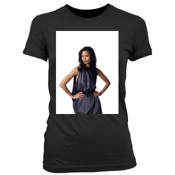 Thandie Newton Women's Junior Cut Crewneck T-Shirt