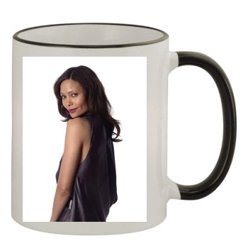 Thandie Newton 11oz Colored Rim & Handle Mug