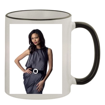 Thandie Newton 11oz Colored Rim & Handle Mug