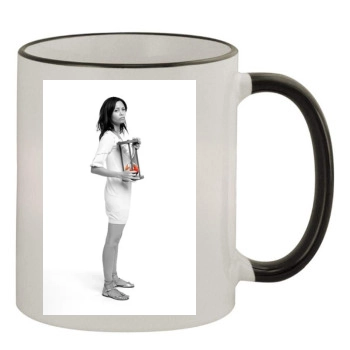 Thandie Newton 11oz Colored Rim & Handle Mug