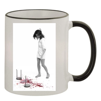 Thandie Newton 11oz Colored Rim & Handle Mug