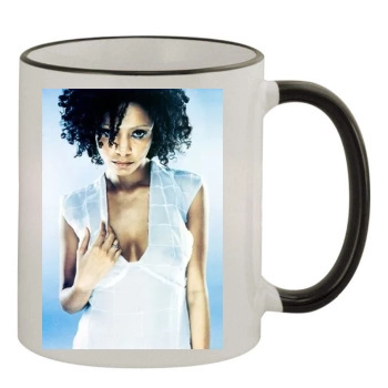 Thandie Newton 11oz Colored Rim & Handle Mug