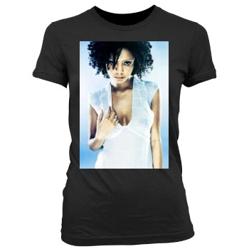 Thandie Newton Women's Junior Cut Crewneck T-Shirt