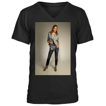 Tricia Helfer Men's V-Neck T-Shirt