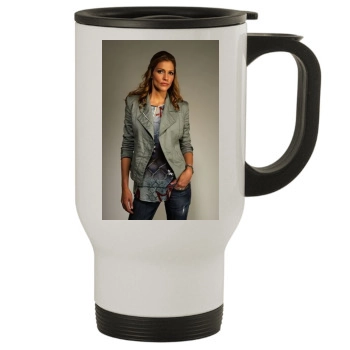 Tricia Helfer Stainless Steel Travel Mug