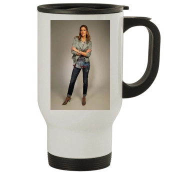 Tricia Helfer Stainless Steel Travel Mug