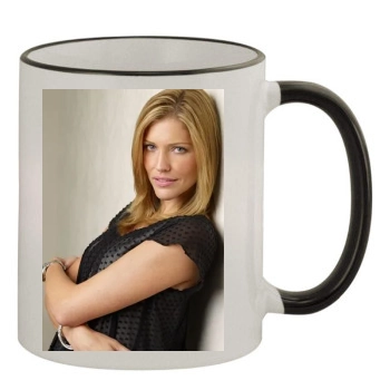 Tricia Helfer 11oz Colored Rim & Handle Mug