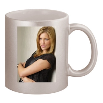 Tricia Helfer 11oz Metallic Silver Mug